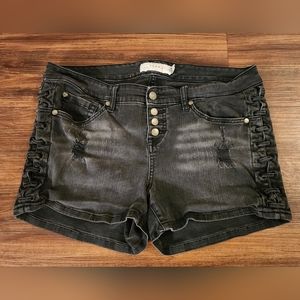 Torrid Distressed Jean Shorts